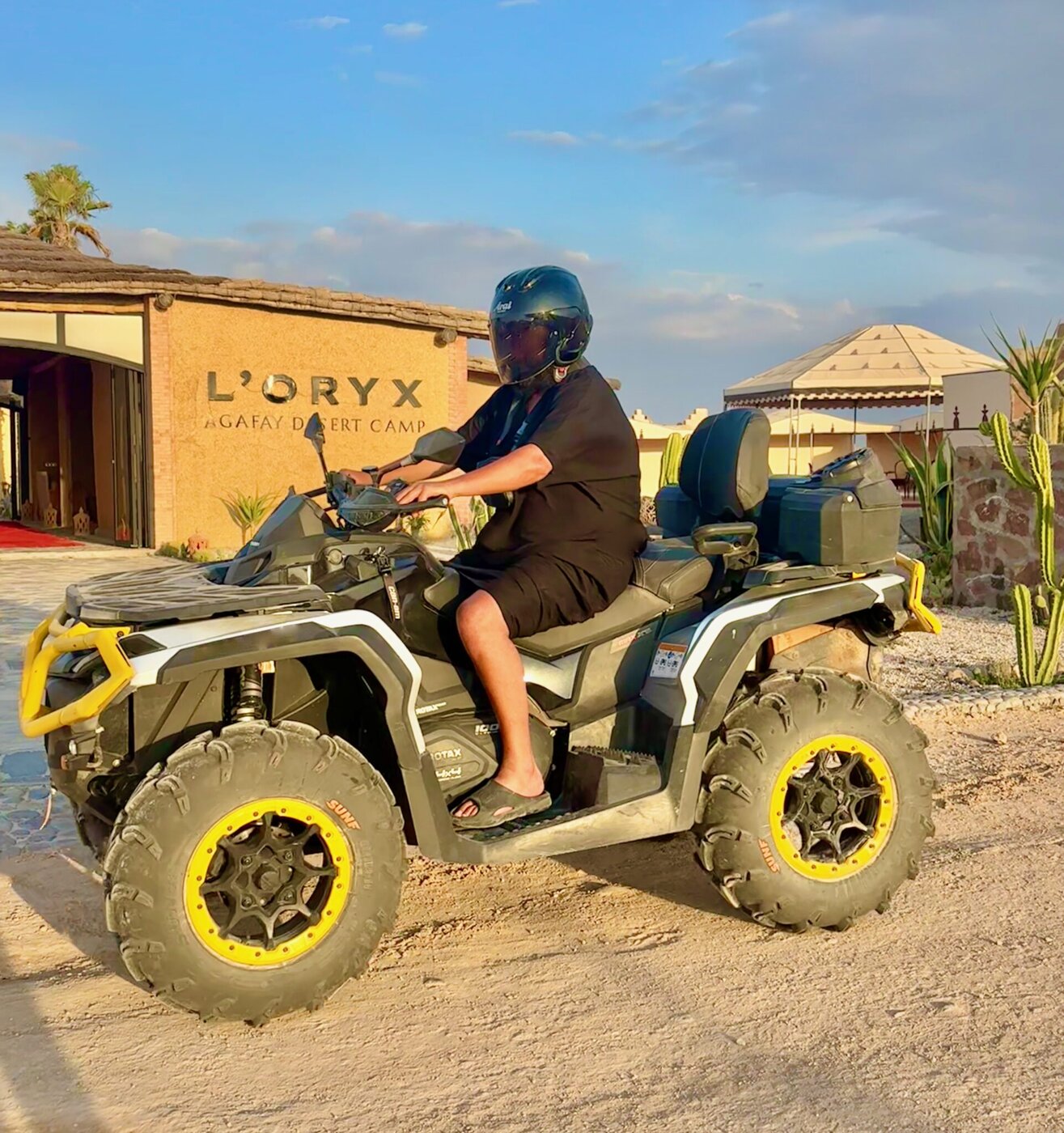 Quad solo dans le désert d'Agafay - L'Oryx